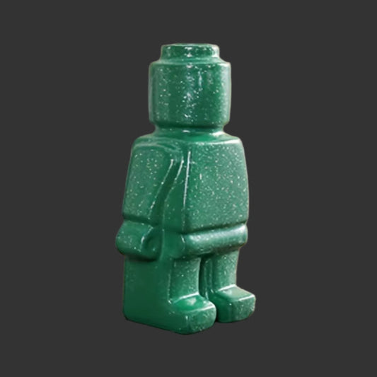 Nordic Style Ceramic Robot Vase Indoor Flower Pot Modern Home Interior Decoration White Goods Decoration Office Desk Decoration