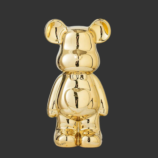 17/27/Cm Aesthetic Bear Brick Ceramic Staute Teddy Bear Decor Action Figure Sculptures Ornament for Room Home Decoration Crafts